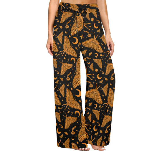 Luna Moth Lounge Pants ✴ Black
