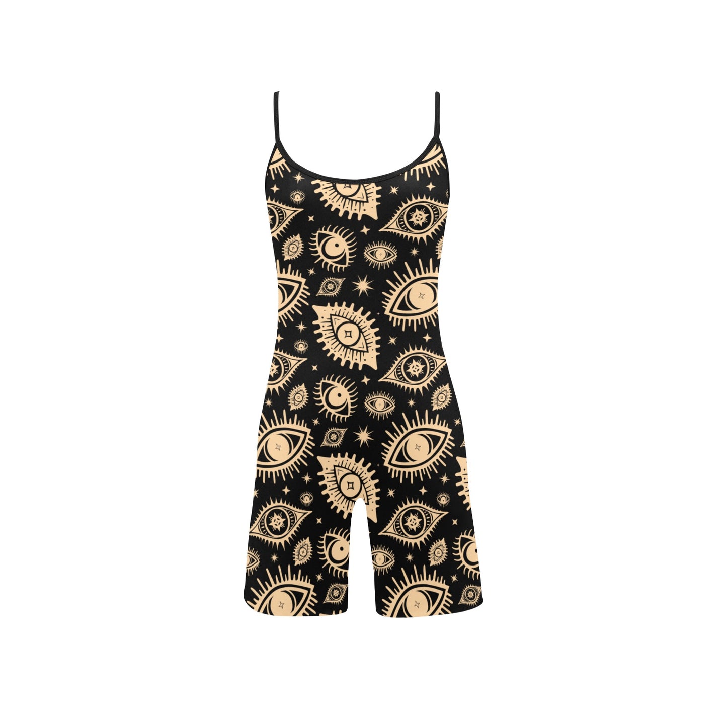 Eye See You Cami Short Bodysuit ✴ Black