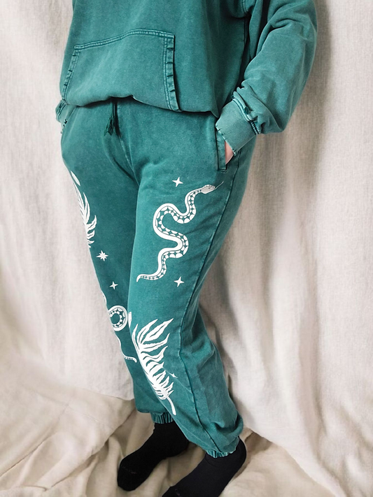 Enchanted Ritual Acid Wash Sweatpants