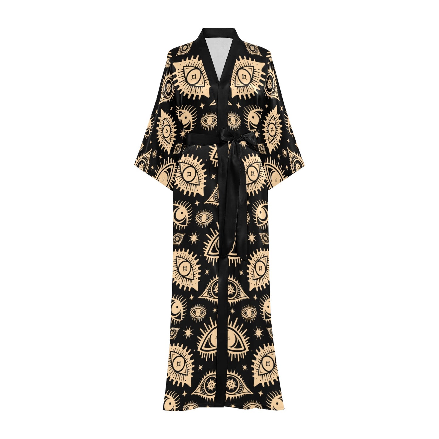 Eye See You Long Robe ✴ Black