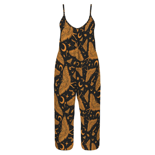 Luna Moth Jumpsuit ✴ Black