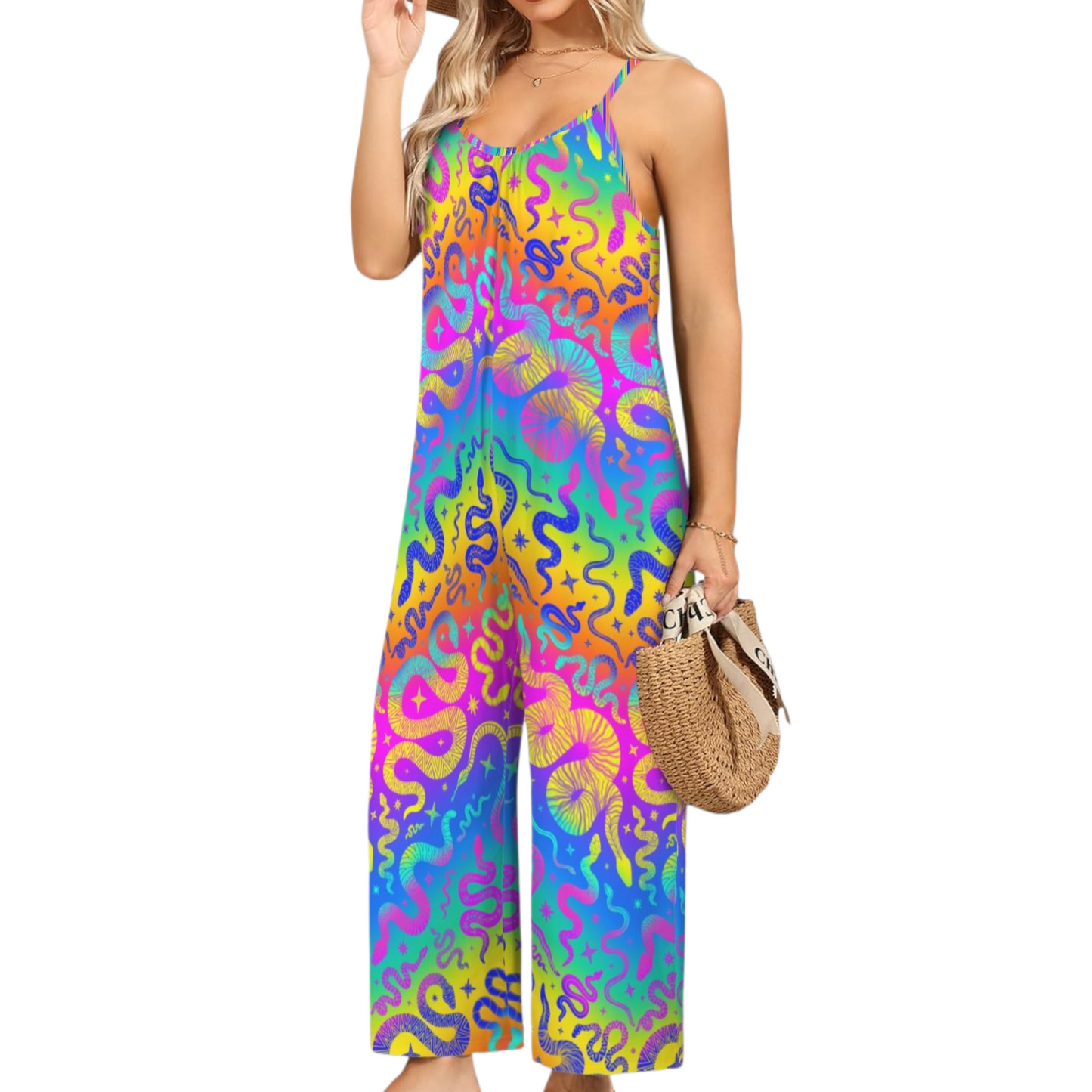 Snake Charmer Jumpsuit ✴ Rainbow Aura