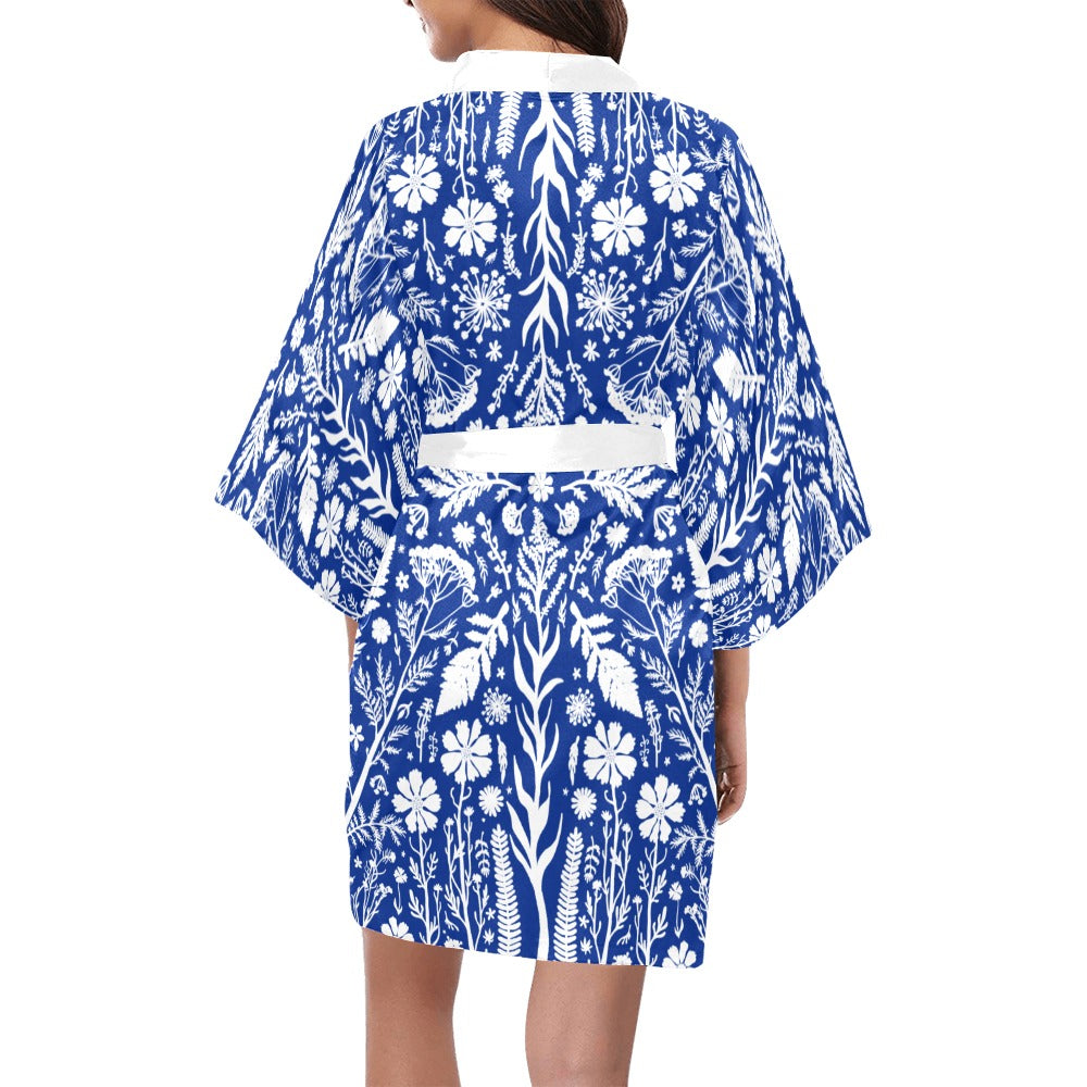 Botanika Short Robe Blue