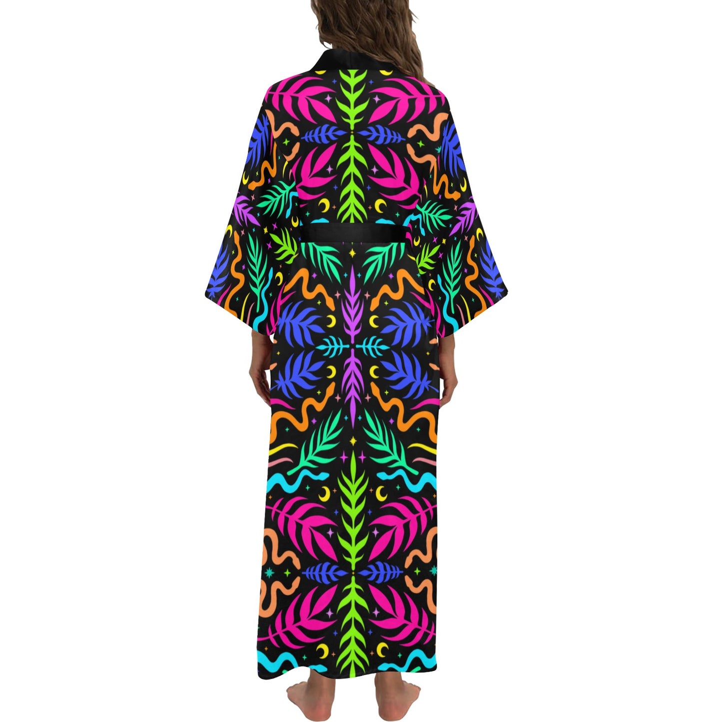 Serpentina Long Robe ✴ Black