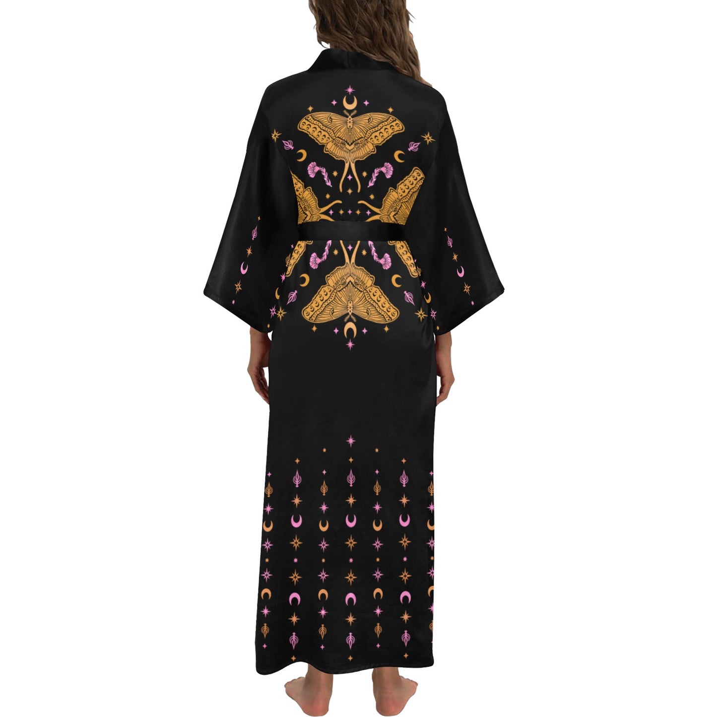 Moth Queen Long Robe ✴ Black
