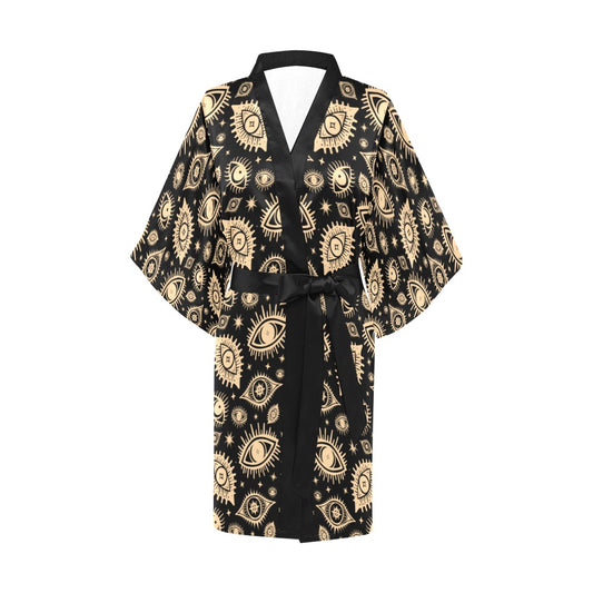 Eye See You Short Robe ✴ Black