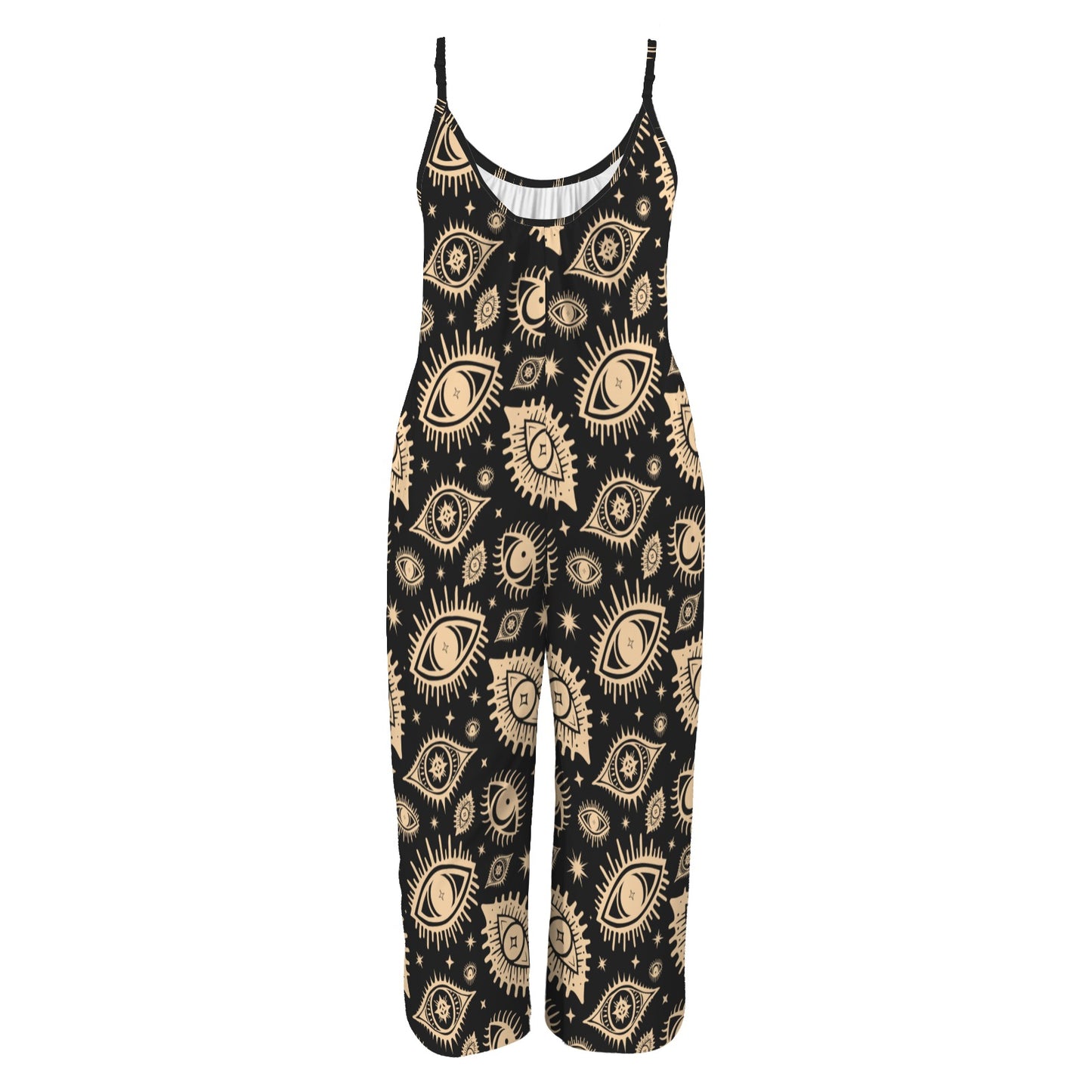 Eye See You Jumpsuit ✴ Black