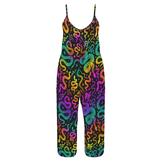 Snake Charmer Jumpsuit ✴ Black