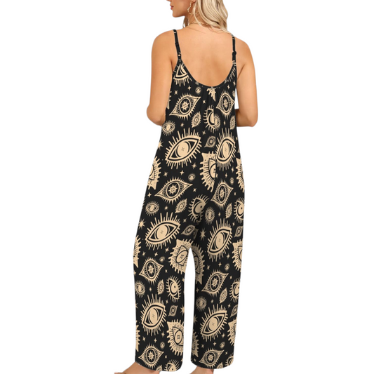Eye See You Jumpsuit ✴ Black