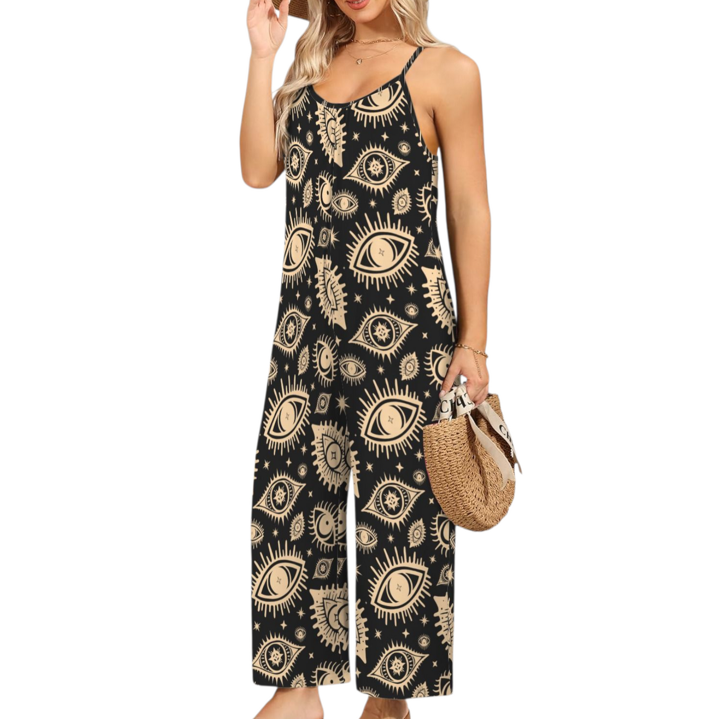 Eye See You Jumpsuit ✴ Black