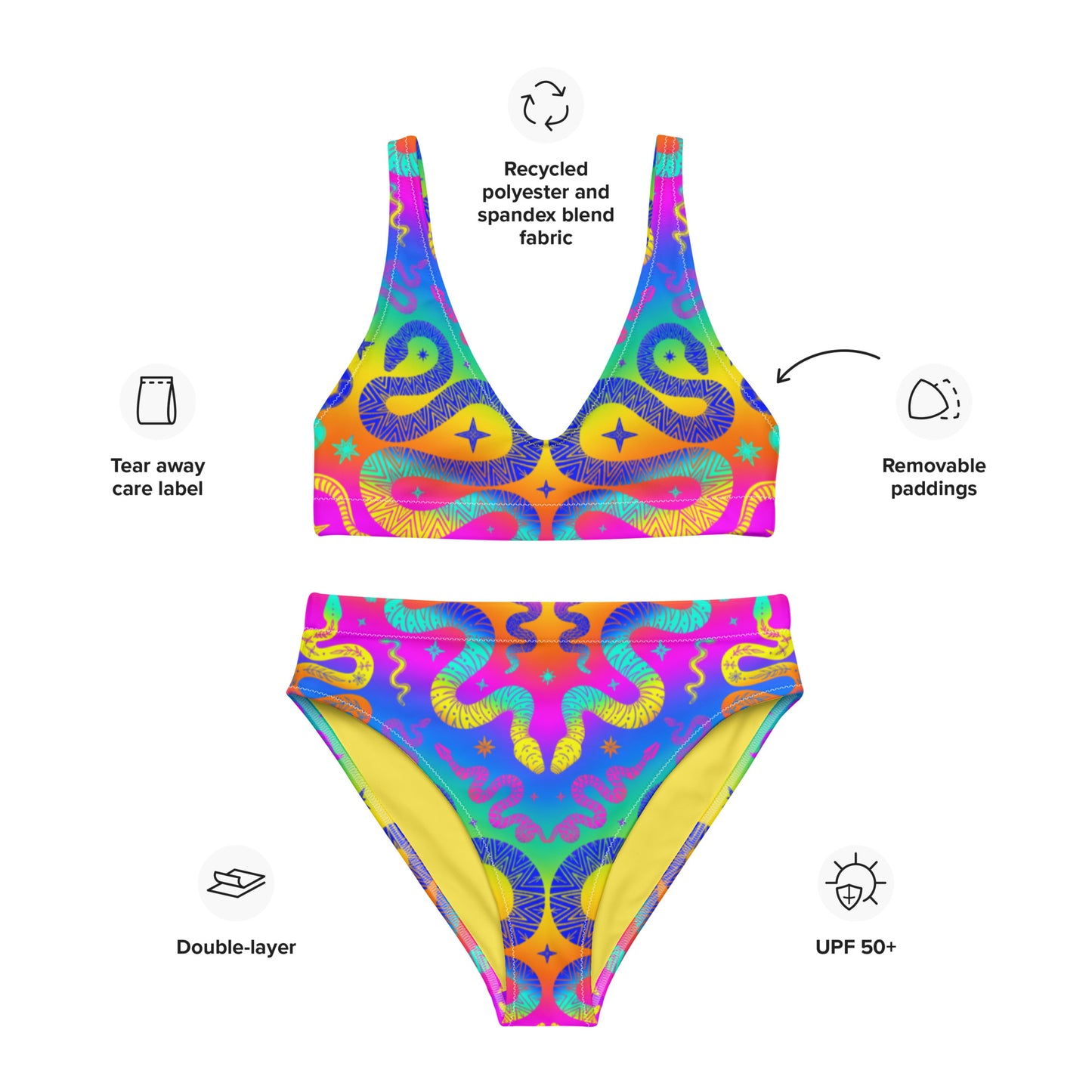 Snake Charmer Bikini ✴ Rainbow Aura