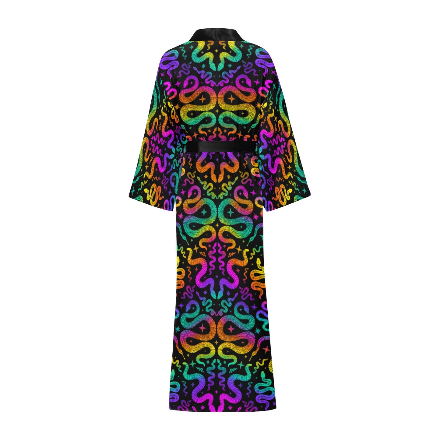 Snake Charmer Long Robe ✴ Black