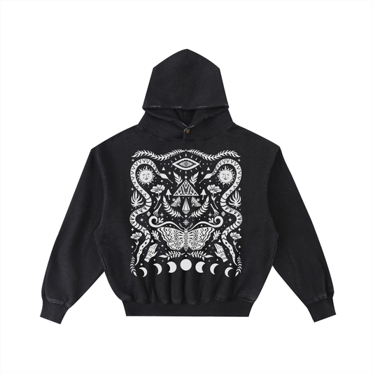 Mystika Unisex Hoodie ✴ Charcoal