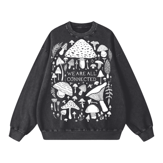 Mushroom Unisex Sweatshirt ✴ Smoke