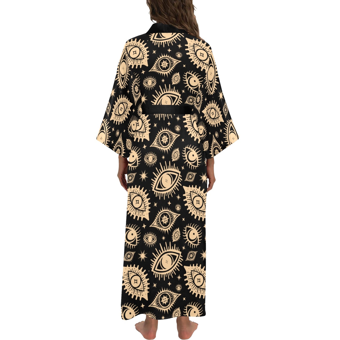 Eye See You Long Robe ✴ Black