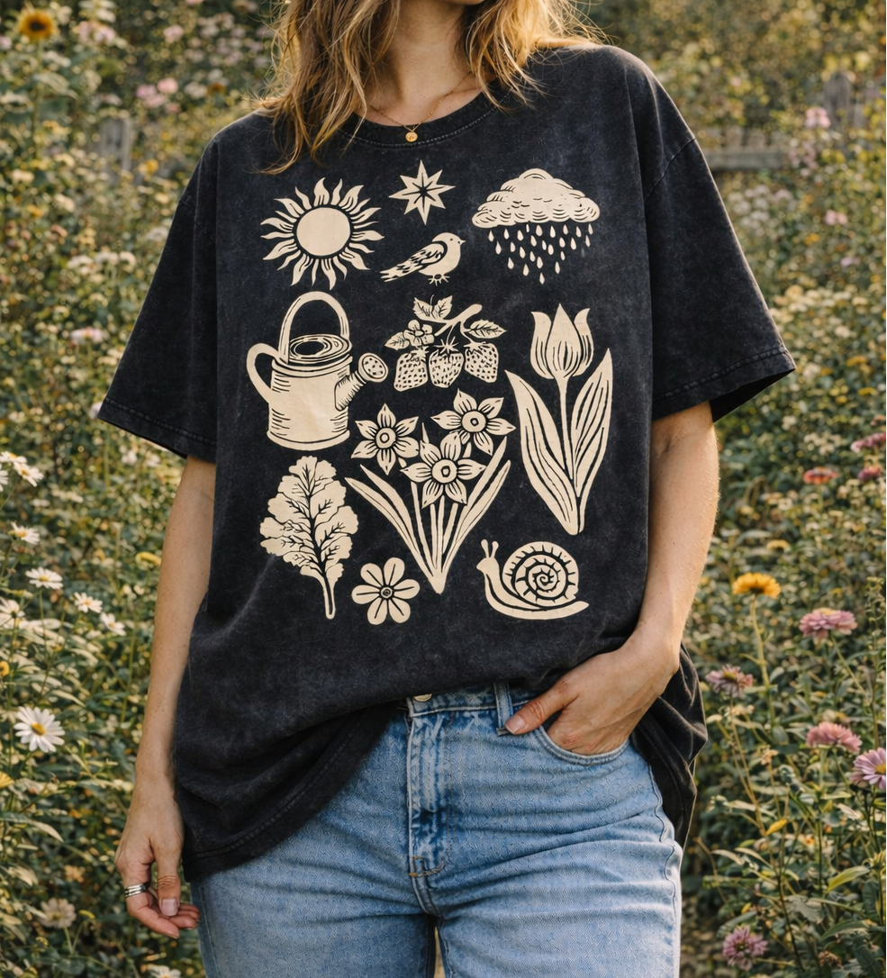 Garden Daydream T-Shirt – SEGRASOUL