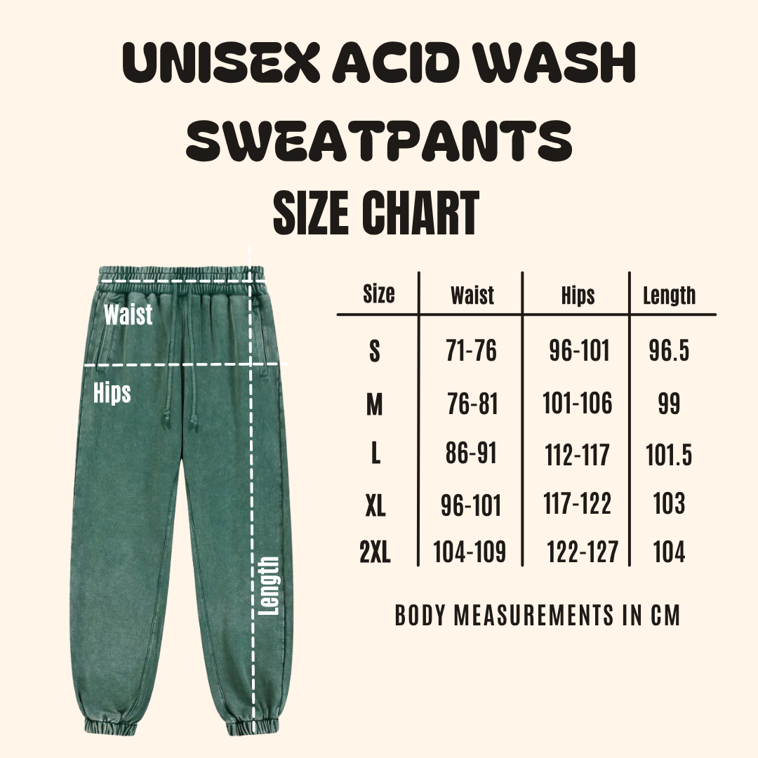 Forest Ritual Acid Wash Sweatpants ✴ Dusty Green