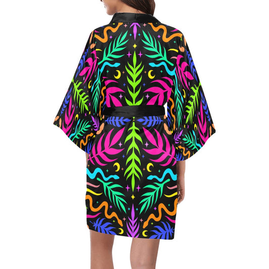 Serpentina Short Robe ✴ Black