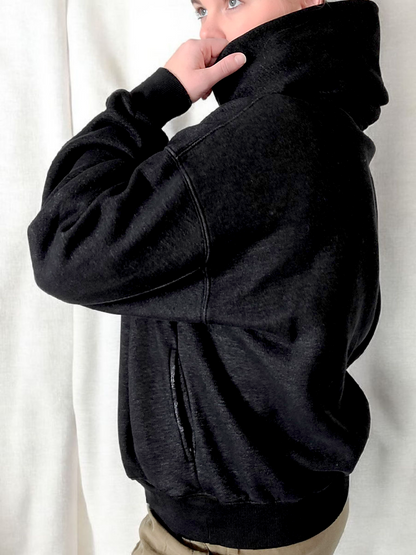 Moth Queen Unisex Hoodie ✴ Charcoal