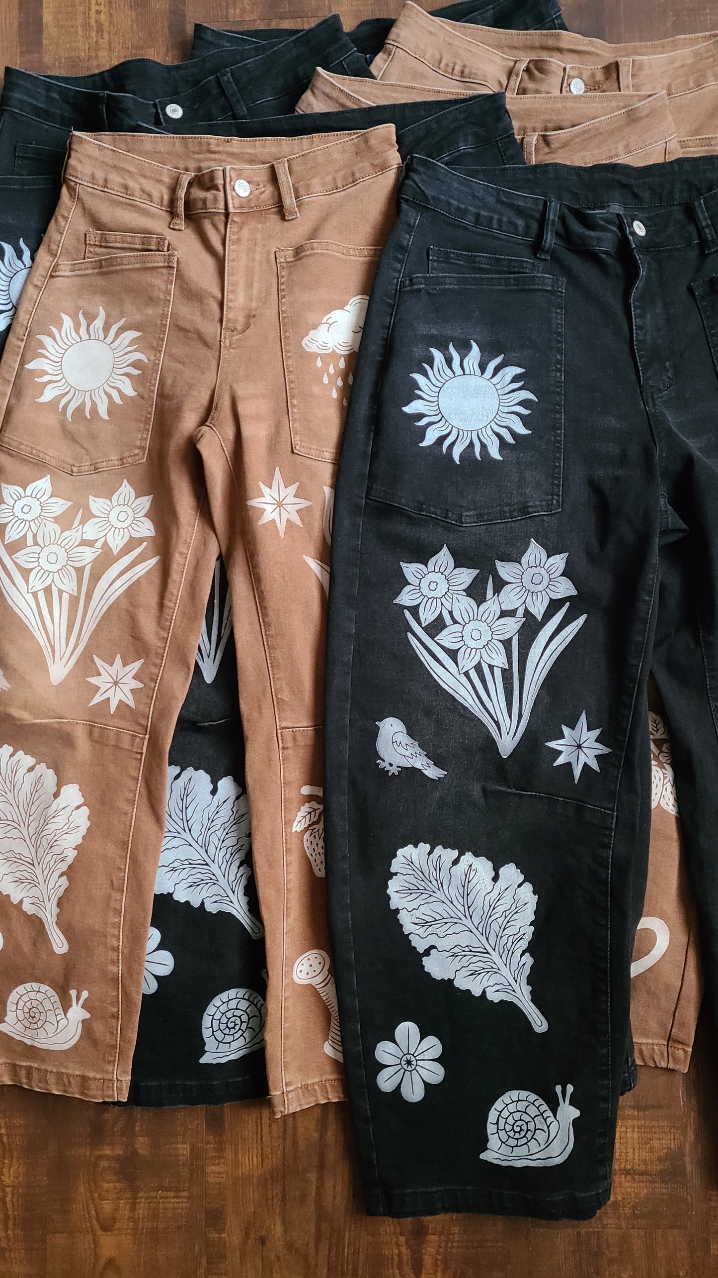 PRE-ORDER | Garden Daydream Barrel Jeans