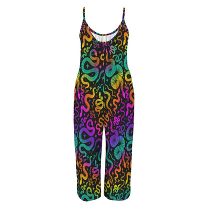 Snake Charmer Jumpsuit ✴ Black