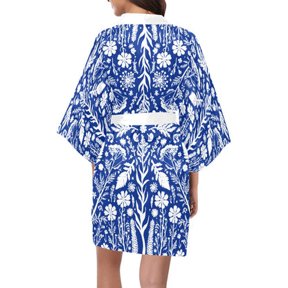 Botanika Short Robe Blue