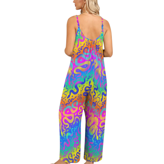 Snake Charmer Jumpsuit ✴ Rainbow Aura
