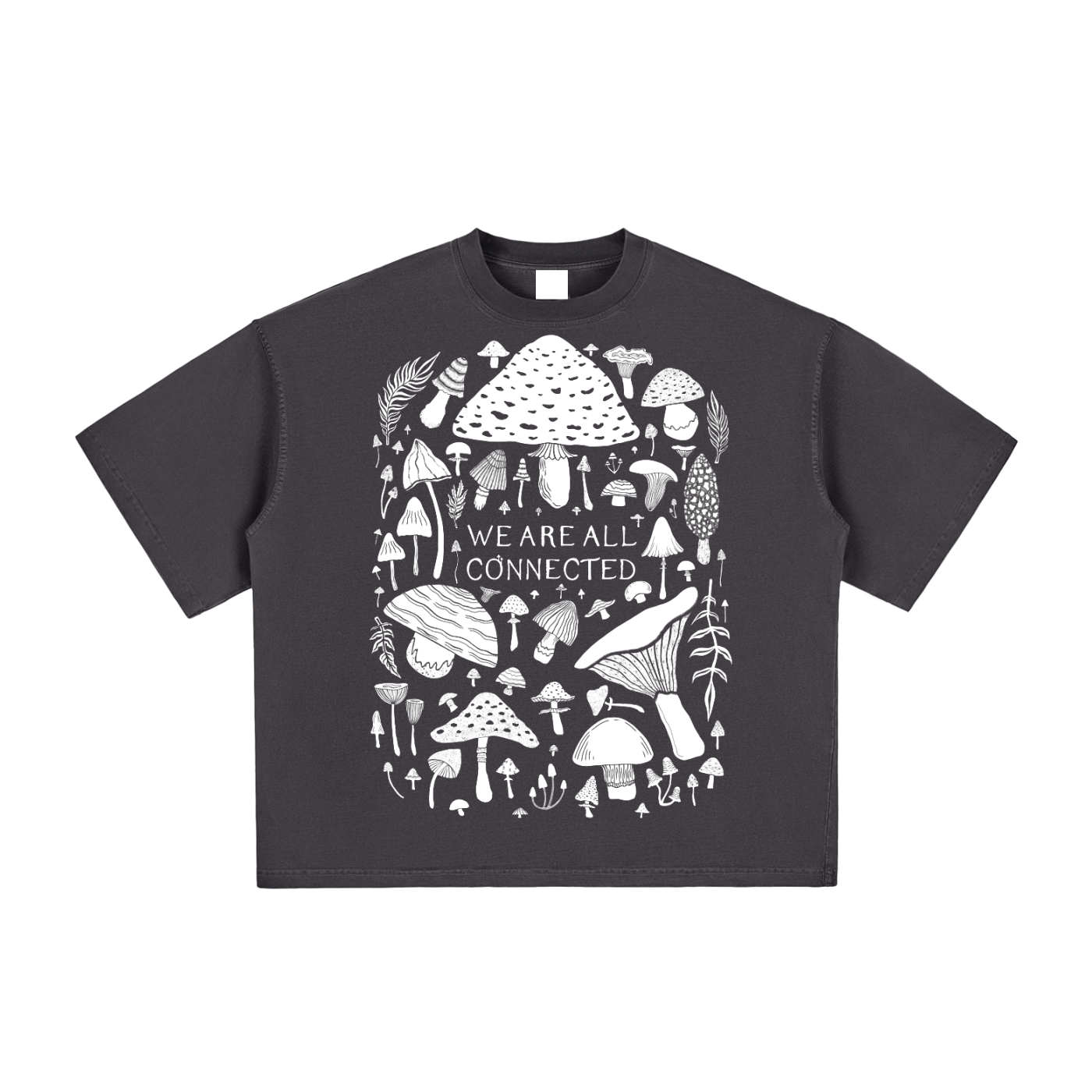 Mushroom Boxy T-Shirt ✴ Smoke