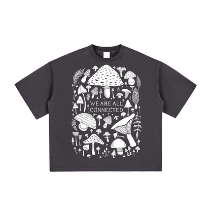 Mushroom Boxy T-Shirt ✴ Smoke