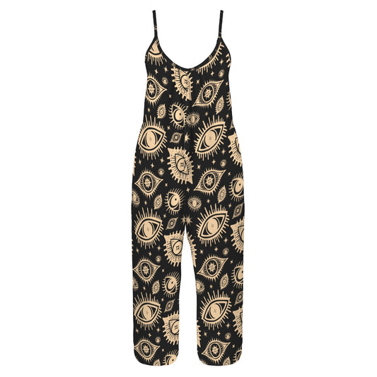 Eye See You Jumpsuit ✴ Black