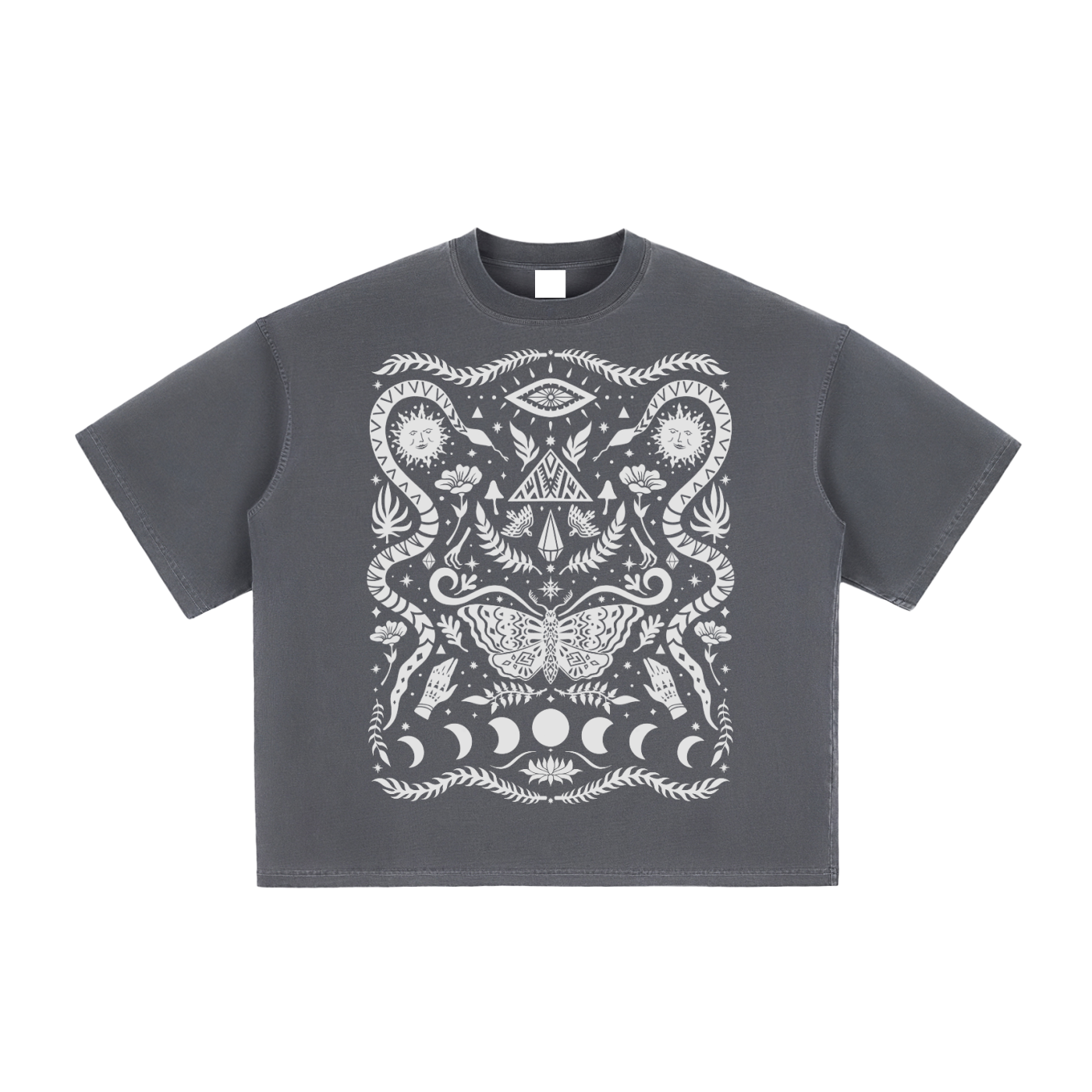 Mystika Boxy T-Shirt ✴ Ash