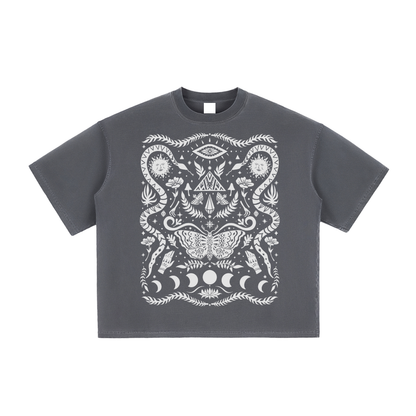 Mystika Boxy T-Shirt ✴ Ash