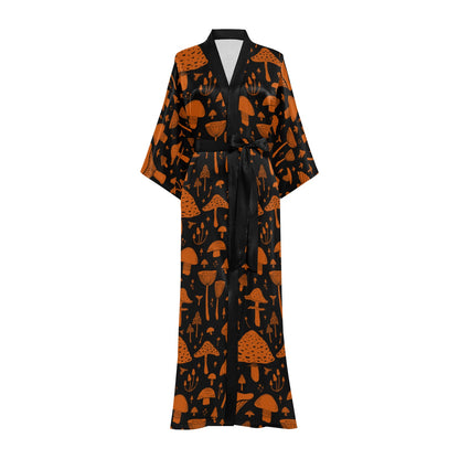 Mushroom Long Robe ✴ Black