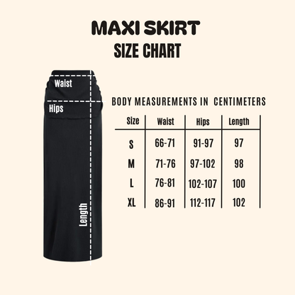 Folk Bloom Maxi Skirt