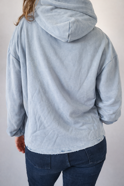Folk Bloom Boxy Hoodie