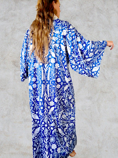 Botanika Long Robe Blue