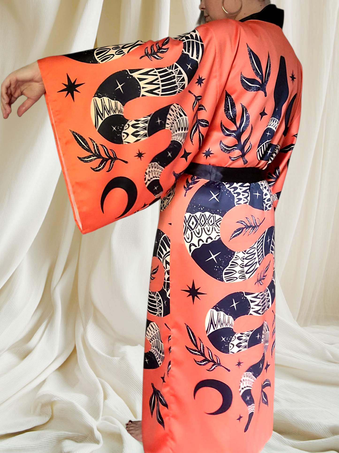Serpent Whisperer Robe ✴ Orange