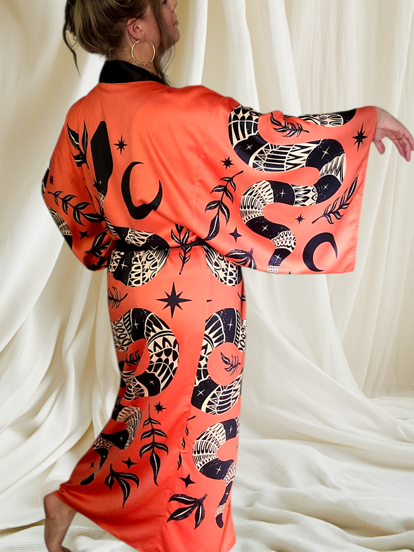Serpent Whisperer Robe ✴ Orange