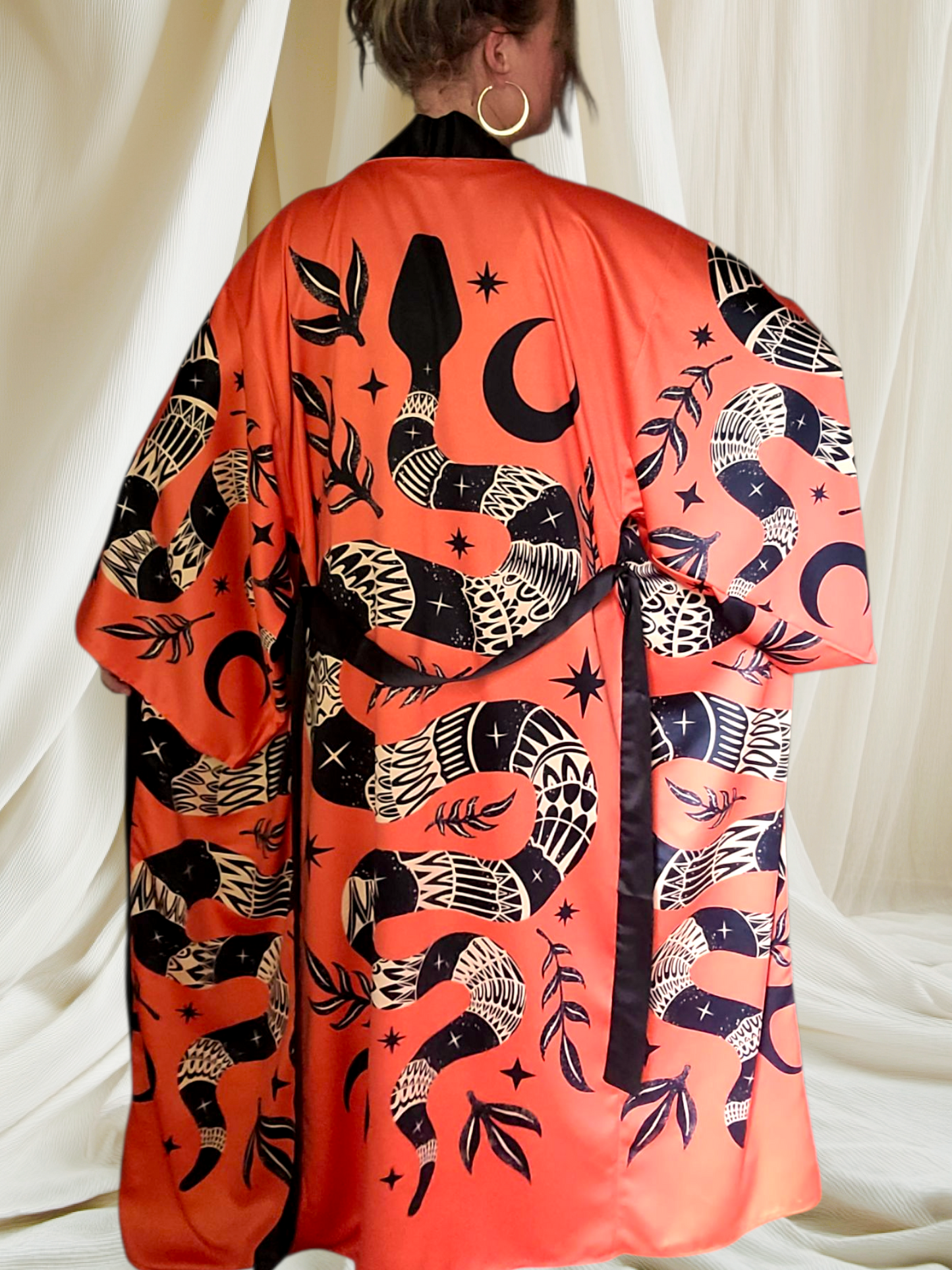 Serpent Whisperer Robe ✴ Orange