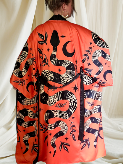 Serpent Whisperer Robe ✴ Orange