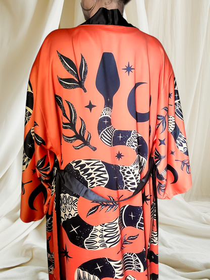 Serpent Whisperer Robe ✴ Orange