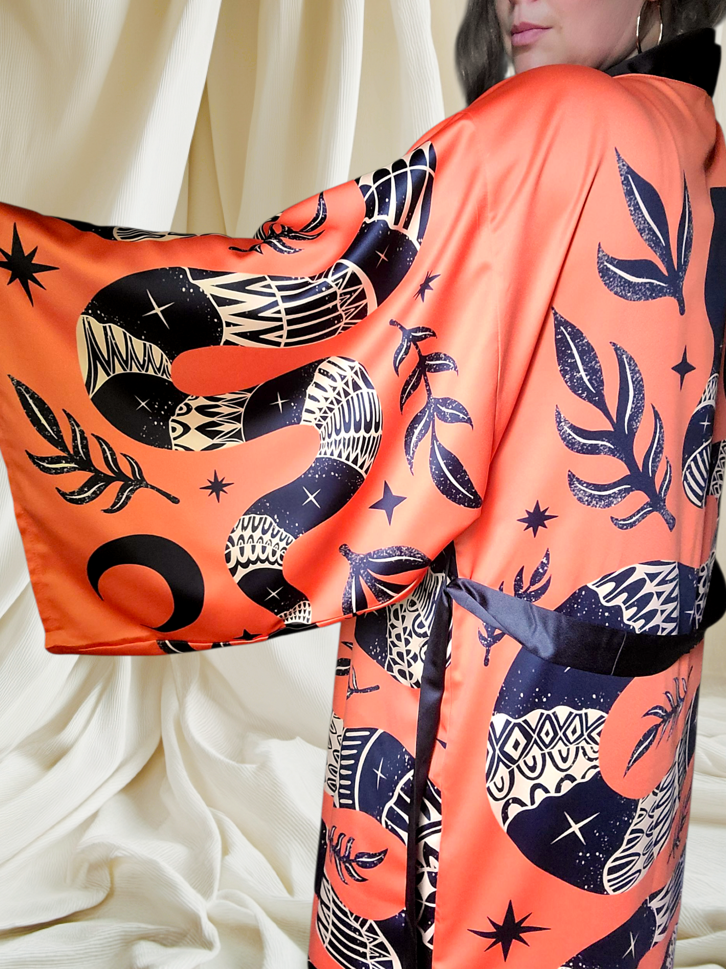 Serpent Whisperer Robe ✴ Orange