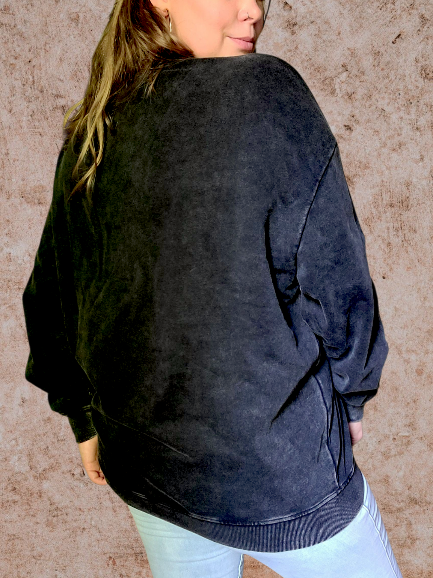 Moth Queen Sweatshirt ✴ Smoke