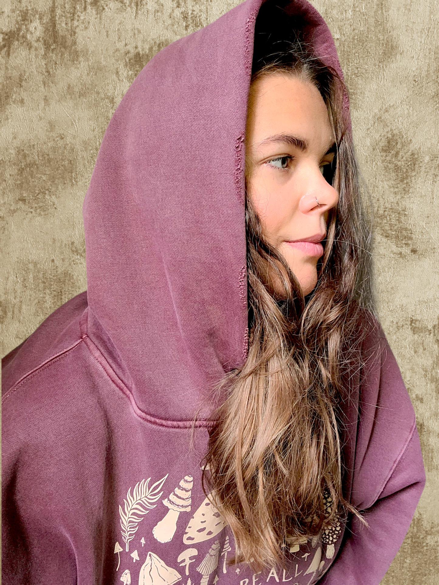 Mushroom Hoodie ✴ Mauve