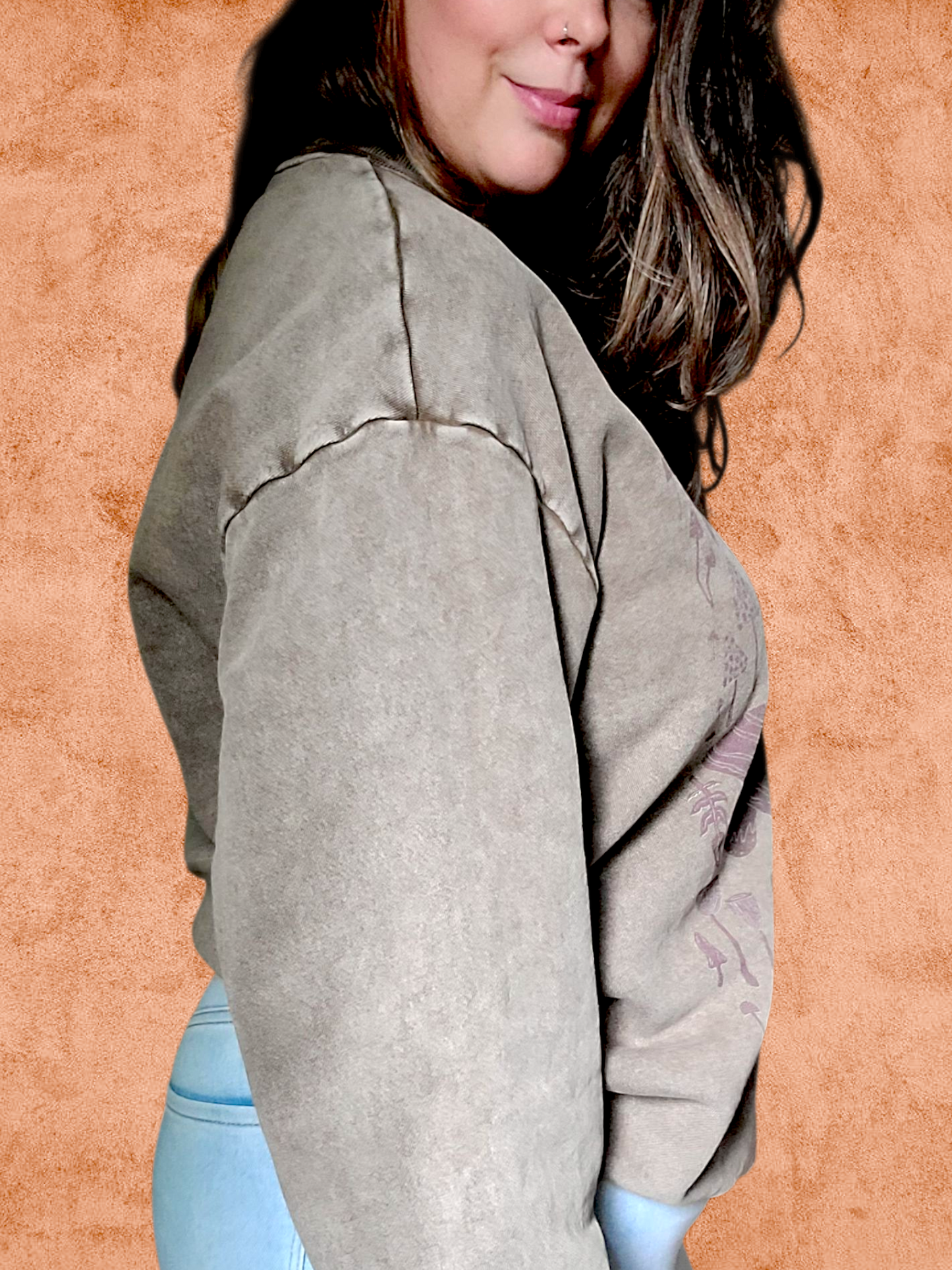 Mushroom Sweatshirt ✴ Sand