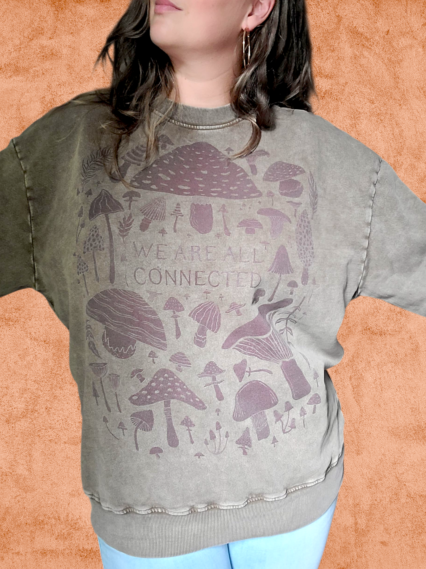 Mushroom Sweatshirt ✴ Sand