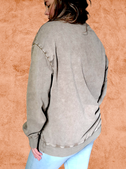 Mushroom Sweatshirt ✴ Sand