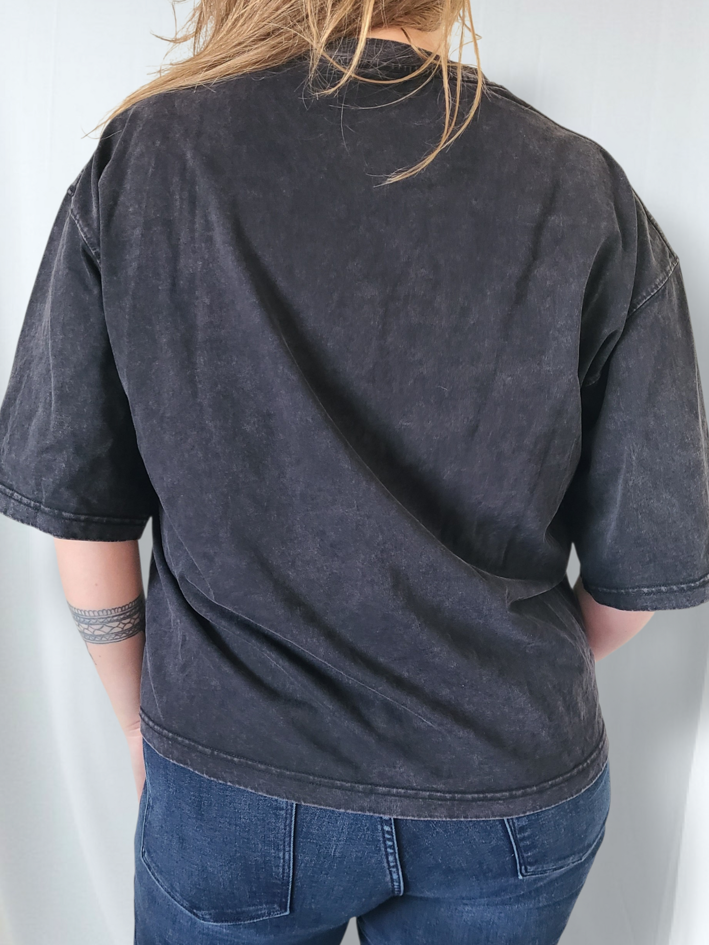 Folk Bloom Mineral Wash Boxy T-Shirt