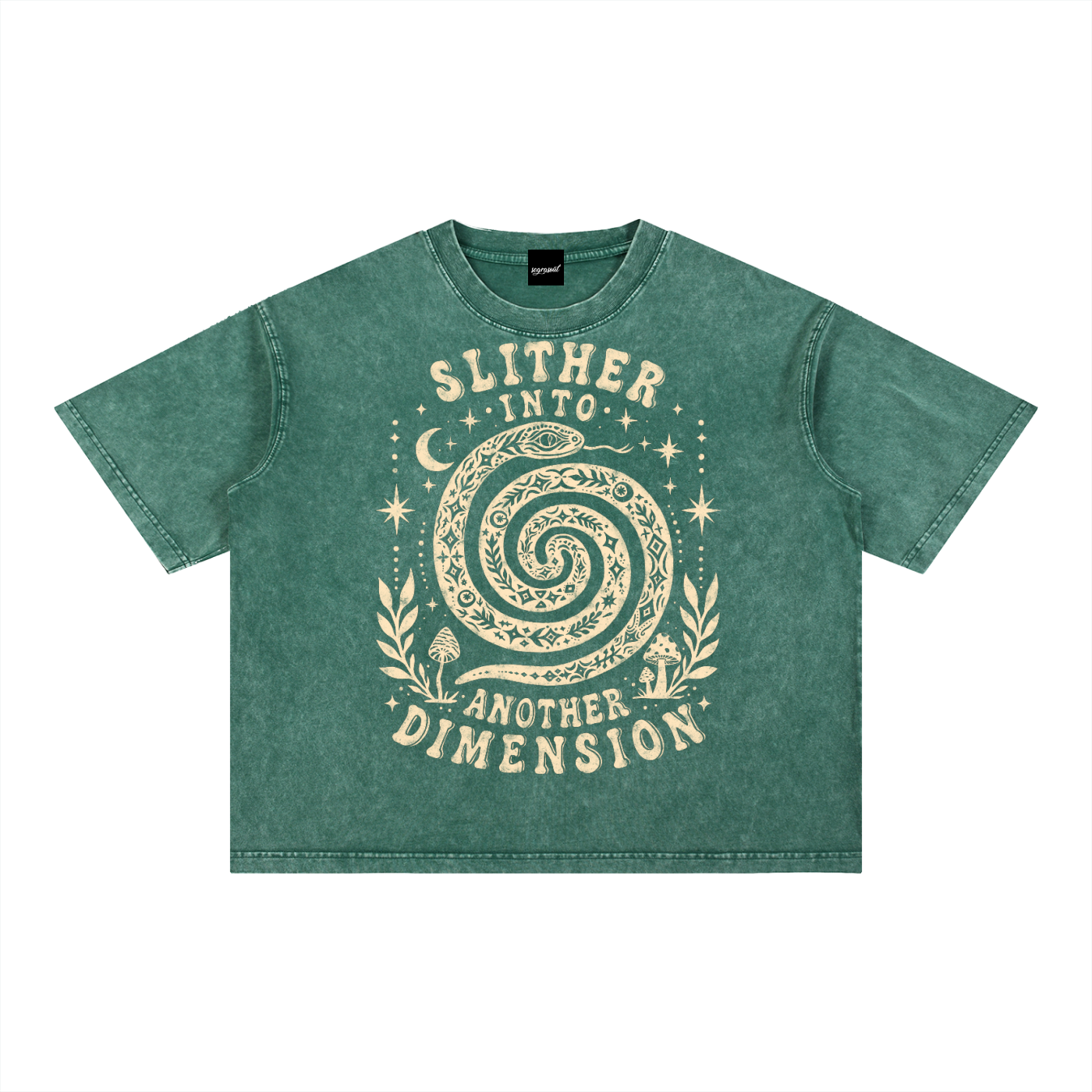 Slither Mineral Wash Boxy T-Shirt