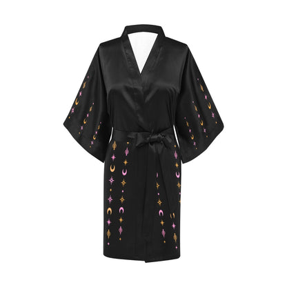 Moth Queen Short Robe ✴ Black